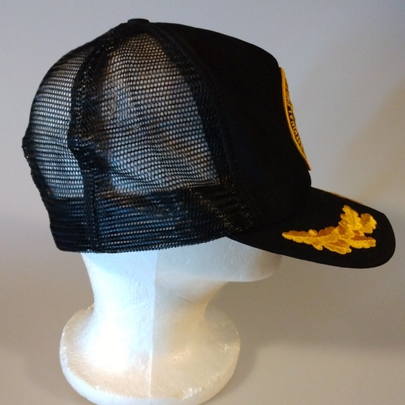 NRA Mesh Snapback Black Trucker Foam Hat MADE IN USA - FAST SHIP - Picture 3 of 8